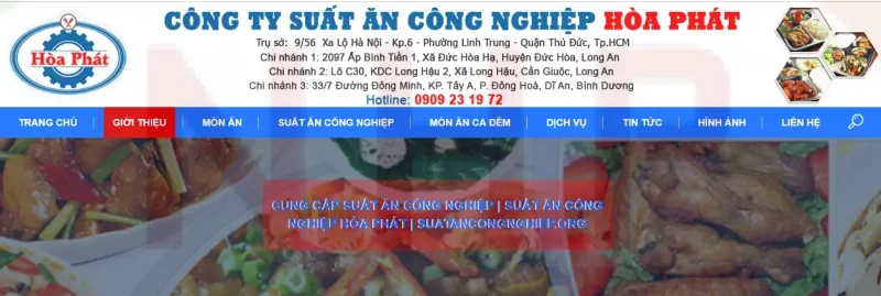 Công Ty Suất Ăn Công Nghiệp Hòa Phát – Dịch Vụ Chất Lượng & An Toàn